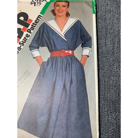 Simplicity Misses Dress Sewing Pattern sz 12 - 16 6280 - uncut - Picture 9 of 11